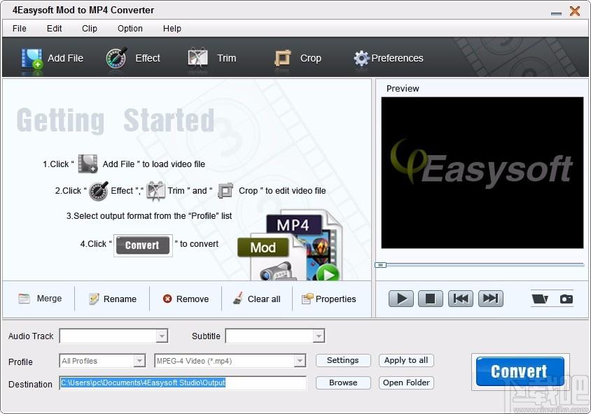 4Easysoft Mod to MP4 Converter下载,Mod至MP4转换工具
