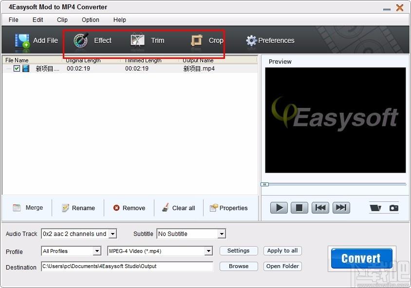 4Easysoft Mod to MP4 Converter下载,Mod至MP4转换工具