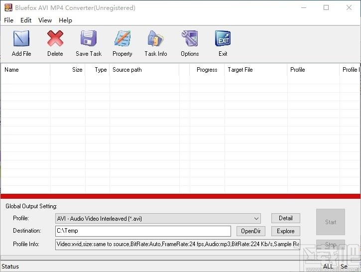 Bluefox AVI MP4 Converter下载,AVI转MP4,视频转换