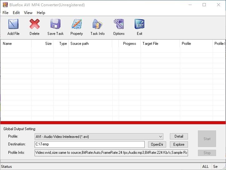 Bluefox AVI MP4 Converter下载,AVI转MP4,视频转换